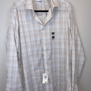 Calvin Klein Mens slim fit stretch dress shirt